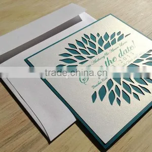 Laser Cutting Save the Date - Flower Save The Date for Wedding Invitation thumbnail-5