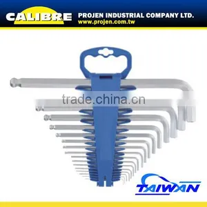 CALIBRE 17PC Extra Long Ball Point Hex Key Wrench Set thumbnail-1