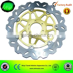 Hot Sale High Quality Wavy Floating Brake Disc Rotors for Racing Bike Motorcycle Off Road Bike thumbnail-1
