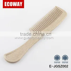 Biodegradable Straw Cheap Custom Hair Combs Hair Straightening Comb thumbnail-1