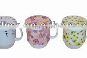 Top Quality Novel Ceramic Cup With Cover thumbnail-1