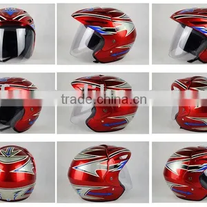 High Quality Half Face Helmet DF-615-B thumbnail-1