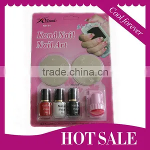 Hot Sell Nail Art Stamping Kit With Stamping Polish thumbnail-1