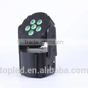 New Rechargable Battery/Wireless DMX PAR CAN 6pcs 4-in-1 8W RGBW thumbnail-2