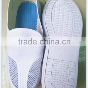 Good Quality White Color Canvas Upper PVC Outsole Pvc Esd Shoes thumbnail-4