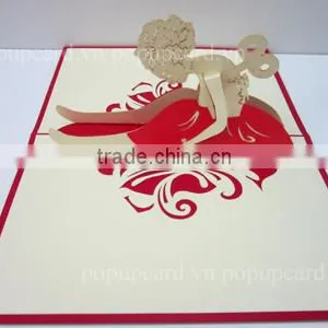 Doll (dancer Doll) Laser Cutting 3d Greeting Card thumbnail-1