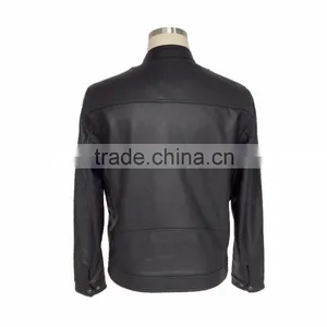 2016 New Fashion Cheap Bulk Men PU Leather Jackets Wholesale China Supplier thumbnail-2
