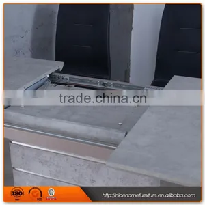 (160-220)*90*76 Modern Extension Dinning Table And Chairs thumbnail-3