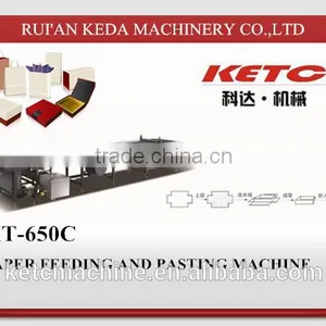 KT-650C SEMI-AUTOMATIC PAPER FEEDING AND GLUING MACHINE thumbnail-1
