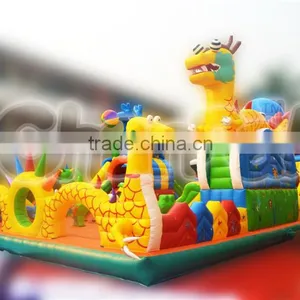 Gaint Inflatable Obstacle Course , Inflatable Park Fun City thumbnail-3