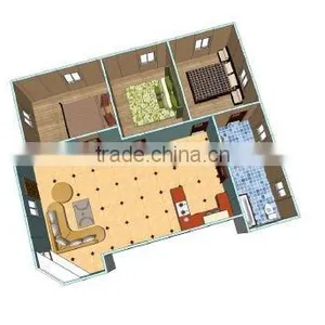 Spaceful Cement Base House thumbnail-1