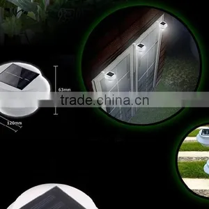 NEW Solar Powered Wall Pathway Lighting / Fence Gutter Outdoor Solar Garden Yard LED Light thumbnail-4