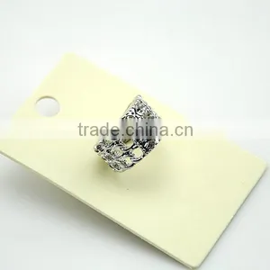 New Fashion Wedding Nail 925 Silver Diamond For Men Knuckle Ring thumbnail-3