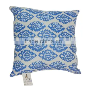 Blue Mini Decorative Bolster Pillow thumbnail-1