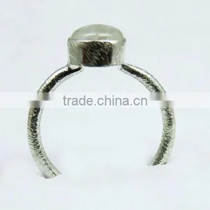 'Rainbow Mist' Moonstone 925 Sterling Silver Ring, Silver Jewelry Exporter, Silver Jewelry Manufacturer thumbnail-6