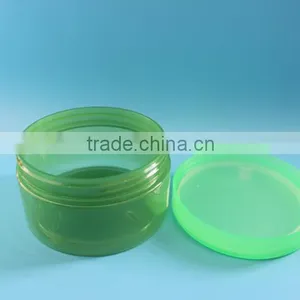 200ml 200g Green Clear Plastic PET Bath Salt Jar for SPA thumbnail-3
