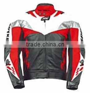 DL-1193 Auto Racing Garments , Leather Motorbike Jacket thumbnail-1