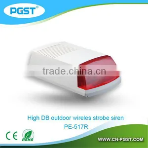 Good Price Wireless Strobe Outdoor Siren PE-517R, CE&ROHS thumbnail-1