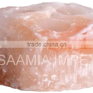 Beautiful Himalayan Salt Natural Candle Holder thumbnail-5