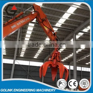 Hydraulic Rotary Orange Peel Grab/scrap Grab for Excavator thumbnail-1