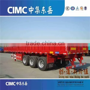 CIMC BPW Axle Dropside Flatbed Semi Trailer Tractor By Beiben Head Sales Africa thumbnail-2