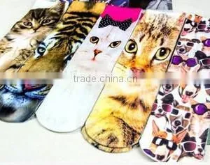 Print Pattern Polyester Long Men Socks thumbnail-1
