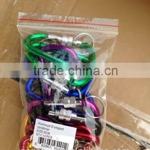 Hot Selling D Shaped Carabiner With Screw thumbnail-2