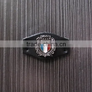 Small Piece of Black Leather Label for Garments thumbnail-1
