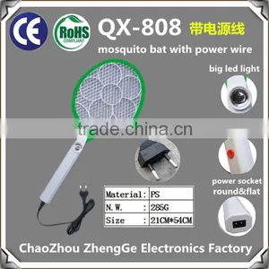 QX808D-1 Rechargeable Mosquito Bat Mosquito Killer Mosquito Swatter With Round or Flat Plug thumbnail-1