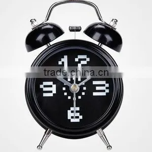 2013 New Products Metal Desk/table Twin Bell /double Bell Alarm Clock for Promotion/retail thumbnail-1