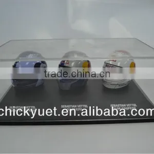 Scale Die Cast Formula Racing Helmet Model thumbnail-1