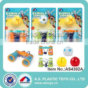 5*25 Plastic Kids Binoculars Toy With Kaleidoscope thumbnail-1