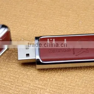 Promotional Gift Leather Cover High Quality Usb thumbnail-1