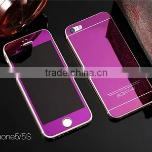 Colorful Tempered Glass Mirror Screen Protector for Iphone6 Plating Mirror Screen Cover thumbnail-5