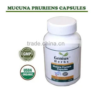 Natural Mucuna Pruriens Capsules 500mg thumbnail-1