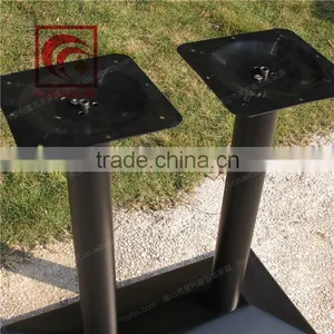 Factory Direct Special, Wrought Iron Metal Table Legs, Double-column Steel Table Frame thumbnail-3