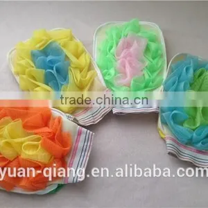 Newest Skin Care Mesh Puff Bath Glove thumbnail-1