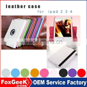 New Products on China Market Hot Selling Leather Tablet Case Flip Cover Tablet Case for Ipad 2 3 4 thumbnail-1