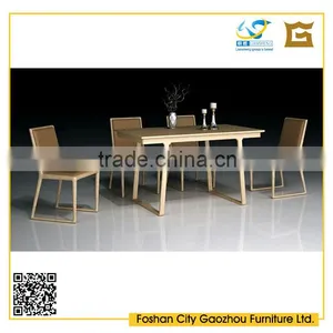 Modern Design New Style Wooden Dining Table Set thumbnail-1