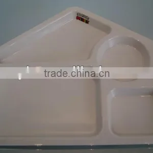 House Shaped Sectional Melamine Dinner Plate thumbnail-1