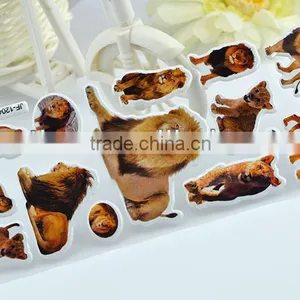 Lion Design Puffy Stickers thumbnail-1
