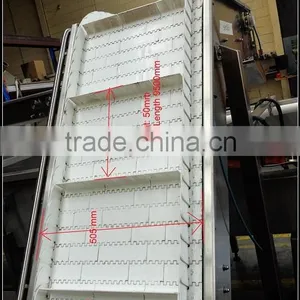 Food Grade Modular Belt Elevator Conveyor for Snack Food thumbnail-4