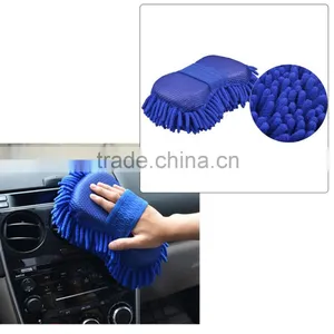 Hot New Microfiber Chenille Anthozoan Car Cleaning Sponge Towel Cloth Car Wash Gloves Car Washer Supplies thumbnail-1