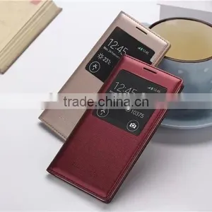 For Samsung Galaxy A5 Case, 2015 Newest With View Window Flip Leather Case for Samsung Galaxy A5/A5000 thumbnail-1
