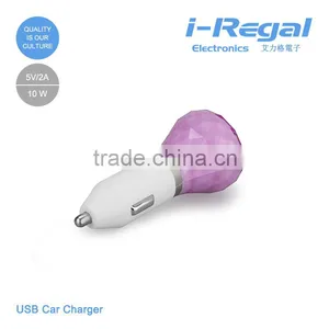Professional Universal Plastic Colorful Micro Dual Usb Car Charger for Iphone6 thumbnail-1