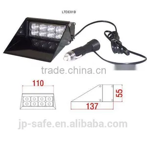 LED Windshield Light Blue Visor Lights With Suction Cups LTDG81B thumbnail-3
