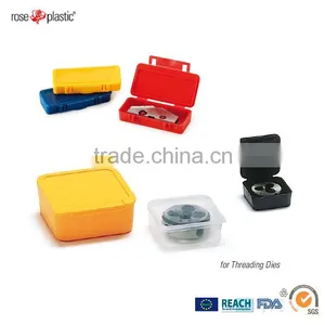 PP Transparent Plastic Die and Hand Tap Box Packaging Container With Closure Uni Box UB thumbnail-4