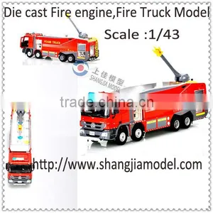 Scale Models Fire Engine, Fire Truck Model,diecast Fire Truck. thumbnail-1