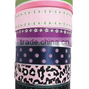 Golden Satin Ribbon Patterned and Words Printing Ribbon thumbnail-6