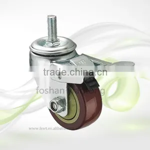 3''4''5'' Medium Duty PVC/ PU Swivel Hardware Caster Wheel thumbnail-2